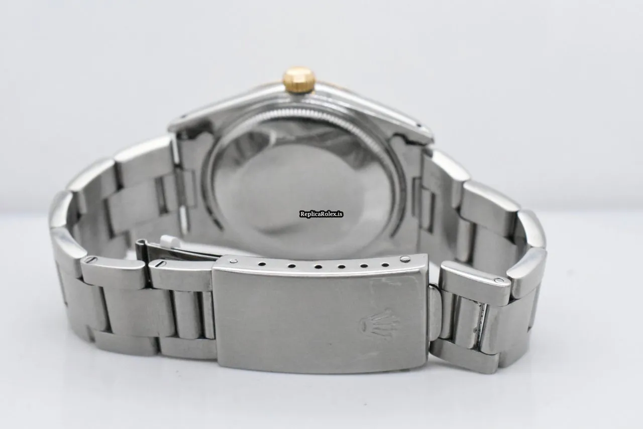 Ideal Fake Rolex Oyster Perpetual Date 15053 Caliber 3035 Automatic Movement 34mm Steel Case Mens/unisex Watch - Image 5