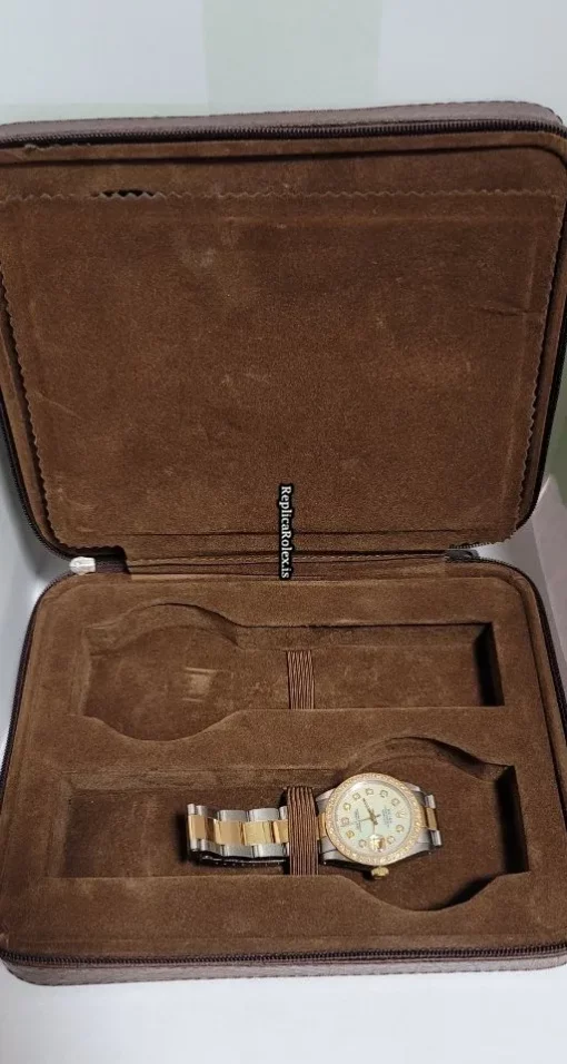 Offering Replica Rolex Lady-datejust 68273 Caliber 2135 Automatic Movement 31mm Steel Case Womens Watch - Image 7