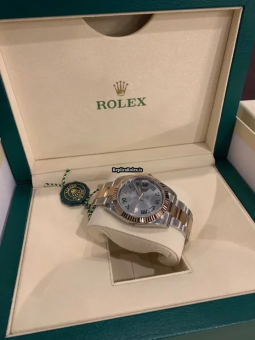 Stylish Replica Rolex Datejust II 126331 Caliber 3235 Automatic Movement 41mm Gold/steel Case Mens/unisex Watch - Image 3