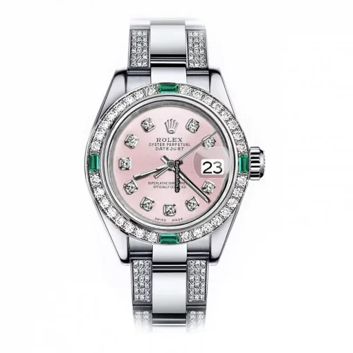 Wonderful Replica Rolex Oyster Perpetual Lady Date 69160 Automatic Movement 26mm Steel Case Womens Watch