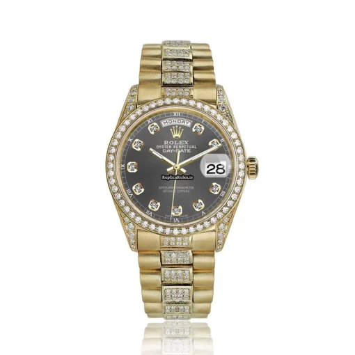 Affordable Replica Rolex Day-date 36 18038 Automatic Movement Mens/unisex Watch - Image 2