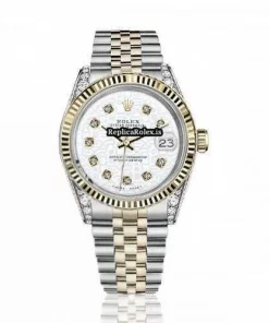 Cheap Replica Rolex Lady-datejust 69173 Automatic Movement 26mm Gold/steel Case Womens Watch