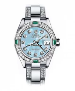Special Replica Rolex Oyster Perpetual Lady Date 69160 Automatic Movement 26mm Steel Case Womens Watch
