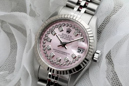 Top Clone Rolex Lady-datejust 69174 Automatic Movement 26mm Steel Case Womens Watch - Image 4