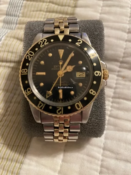 Perfect Replica Rolex Gmt-master 1675 Caliber 1570 Automatic Movement 40mm Steel Case Mens/unisex Watch - Image 11