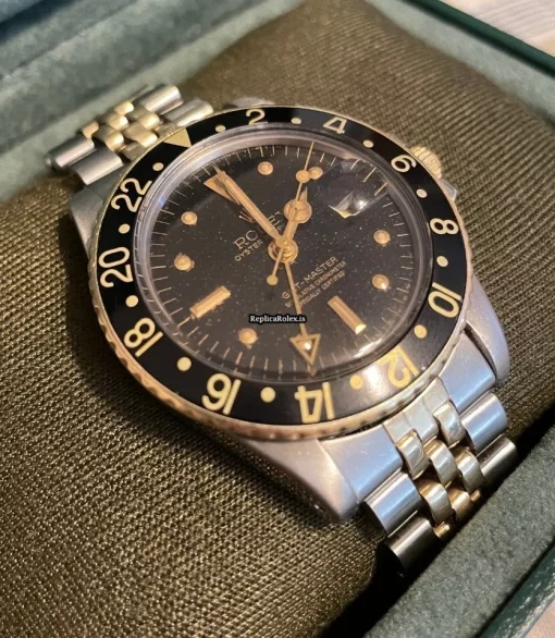 Perfect Replica Rolex Gmt-master 1675 Caliber 1570 Automatic Movement 40mm Steel Case Mens/unisex Watch - Image 5