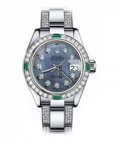 Popular Fake Rolex Oyster Perpetual Lady Date 69160 Automatic Movement 26mm Steel Case Womens Watch