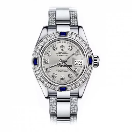 Mind-boggling Replica Rolex Oyster Perpetual Lady Date 69160 Automatic Movement 26mm Steel Case Womens Watch