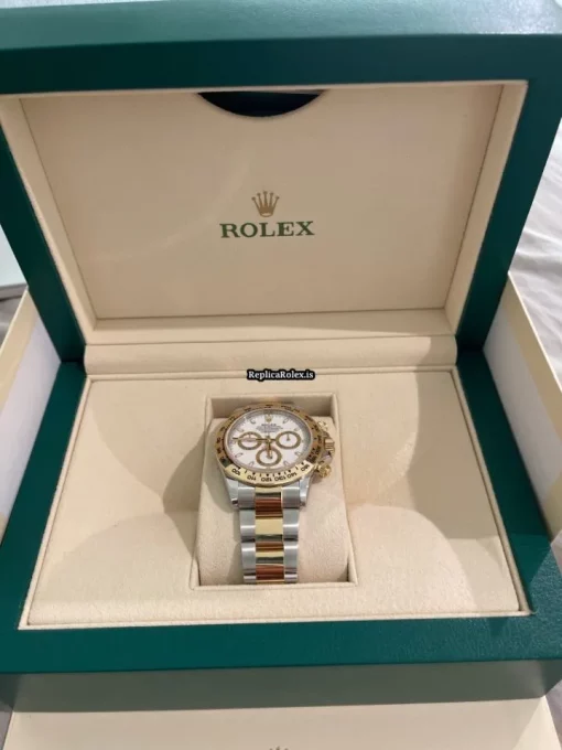 Defect Fakes Rolex Daytona 116503 Caliber 4130 Automatic Movement 40mm Gold/steel Case Mens/unisex Watch