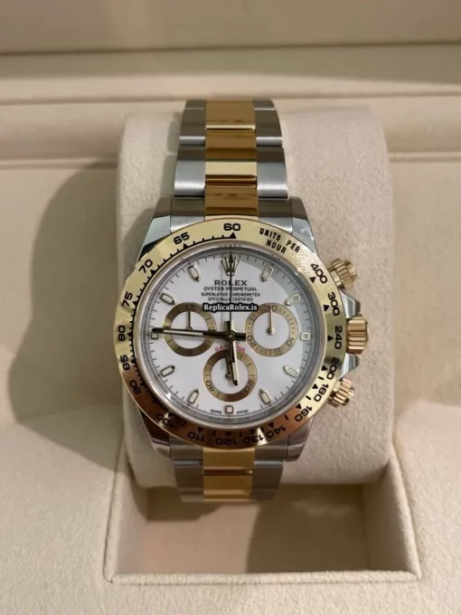 Defect Fakes Rolex Daytona 116503 Caliber 4130 Automatic Movement 40mm Gold/steel Case Mens/unisex Watch - Image 2