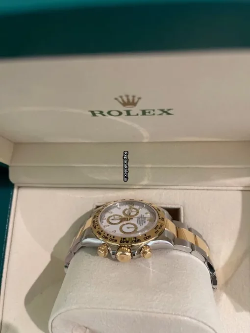 Defect Fakes Rolex Daytona 116503 Caliber 4130 Automatic Movement 40mm Gold/steel Case Mens/unisex Watch - Image 5