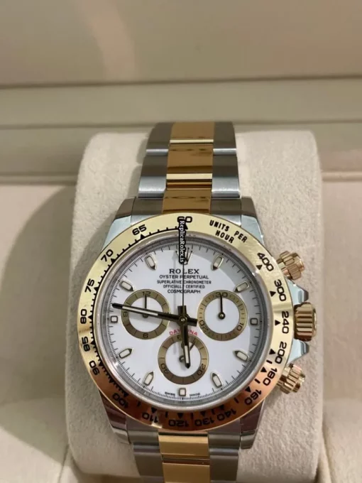 Defect Fakes Rolex Daytona 116503 Caliber 4130 Automatic Movement 40mm Gold/steel Case Mens/unisex Watch - Image 6