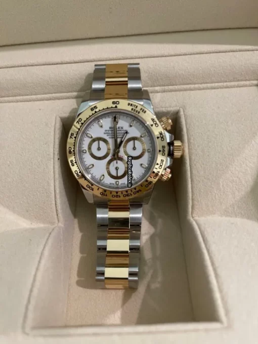 Defect Fakes Rolex Daytona 116503 Caliber 4130 Automatic Movement 40mm Gold/steel Case Mens/unisex Watch - Image 9