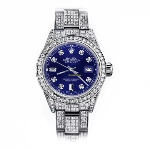 Affordable Replica Rolex Oyster Perpetual Lady Date 69160 Automatic Movement 26mm Steel Case Womens Watch