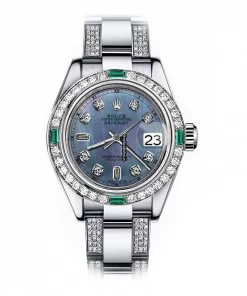 Beautiful Replica Rolex Oyster Perpetual Lady Date 69160 Automatic Movement 26mm Steel Case Womens Watch