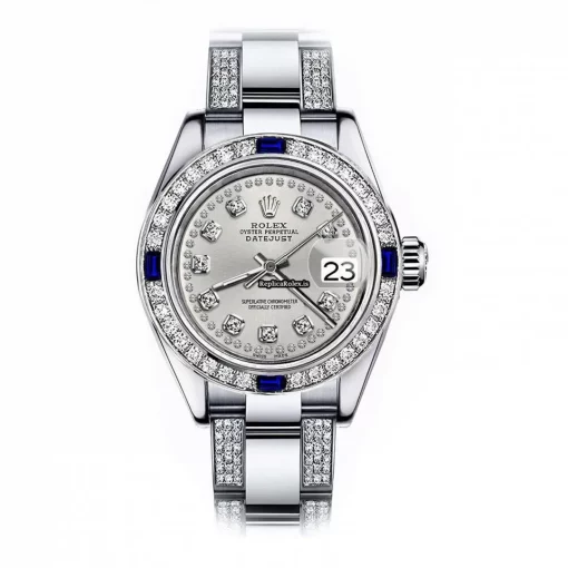 Wonderful Replica Rolex Oyster Perpetual Lady Date 69160 Automatic Movement 26mm Steel Case Womens Watch