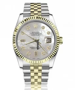 Aaa Knockoff Rolex Datejust 16233 Automatic Movement 36mm Gold/steel Case Mens/unisex Watch