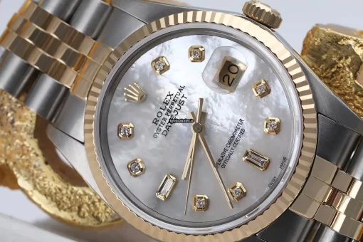Aaa Knockoff Rolex Datejust 16233 Automatic Movement 36mm Gold/steel Case Mens/unisex Watch - Image 2