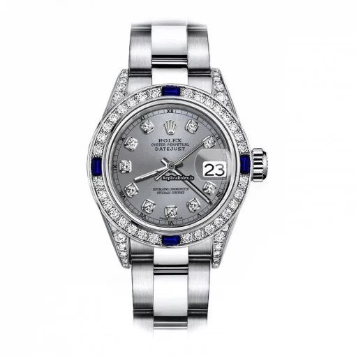 Excellent Replicas Rolex Oyster Perpetual Lady Date 69160 Automatic Movement 26mm Steel Case Womens Watch
