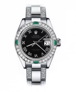 Nice Fakes Rolex Oyster Perpetual Lady Date 69160 Automatic Movement 26mm Steel Case Womens Watch