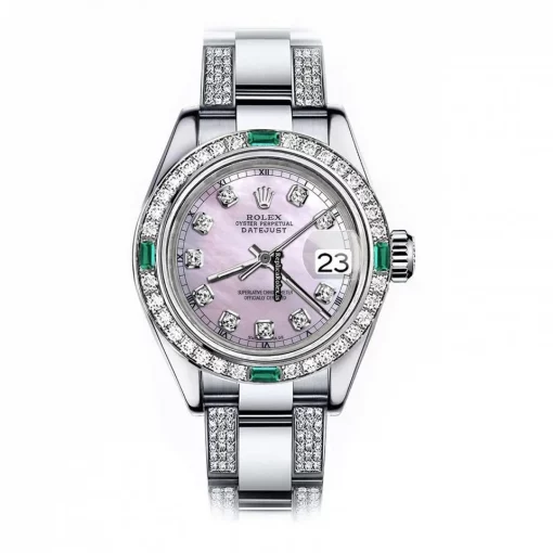 Suitable Replica Rolex Oyster Perpetual Lady Date 69160 Automatic Movement 26mm Steel Case Womens Watch