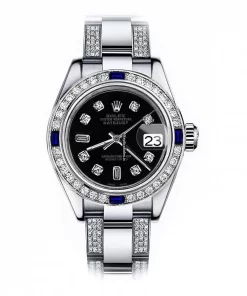Attractive Replica Rolex Oyster Perpetual Lady Date 69160 Automatic Movement 26mm Steel Case Womens Watch