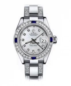 Best Fake Rolex Oyster Perpetual Lady Date 69160 Automatic Movement 26mm Steel Case Womens Watch