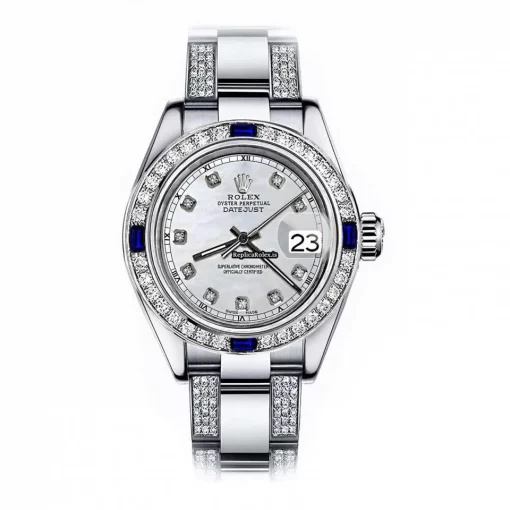 Best Fake Rolex Oyster Perpetual Lady Date 69160 Automatic Movement 26mm Steel Case Womens Watch