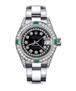 Beautiful Replicas Rolex Oyster Perpetual Lady Date 69160 Automatic Movement 26mm Steel Case Womens Watch