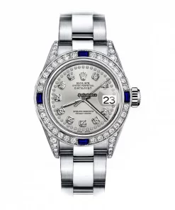 Great Fake Rolex Oyster Perpetual Lady Date 69160 Automatic Movement 26mm Steel Case Womens Watch