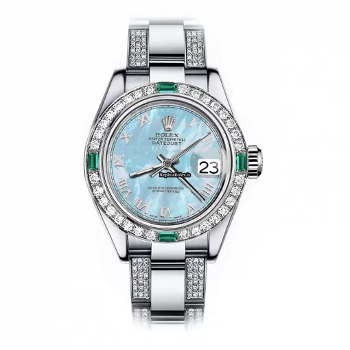 Cool Replica Rolex Oyster Perpetual Lady Date 69160 Automatic Movement 26mm Steel Case Womens Watch