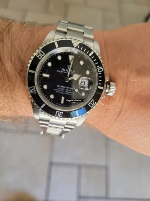 Reliable Replica Rolex Submariner Date 16610 Caliber 3135 Automatic Movement 40mm Steel Case Mens/unisex Watch - Image 11