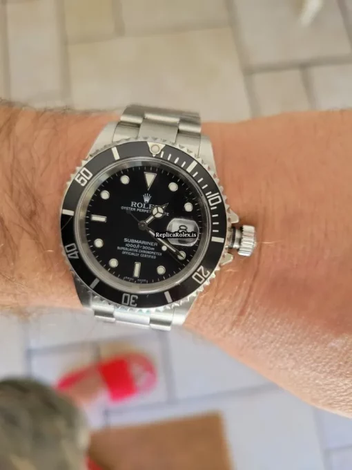 Reliable Replica Rolex Submariner Date 16610 Caliber 3135 Automatic Movement 40mm Steel Case Mens/unisex Watch - Image 12