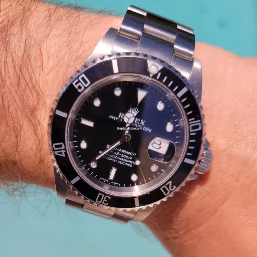 Reliable Replica Rolex Submariner Date 16610 Caliber 3135 Automatic Movement 40mm Steel Case Mens/unisex Watch - Image 2