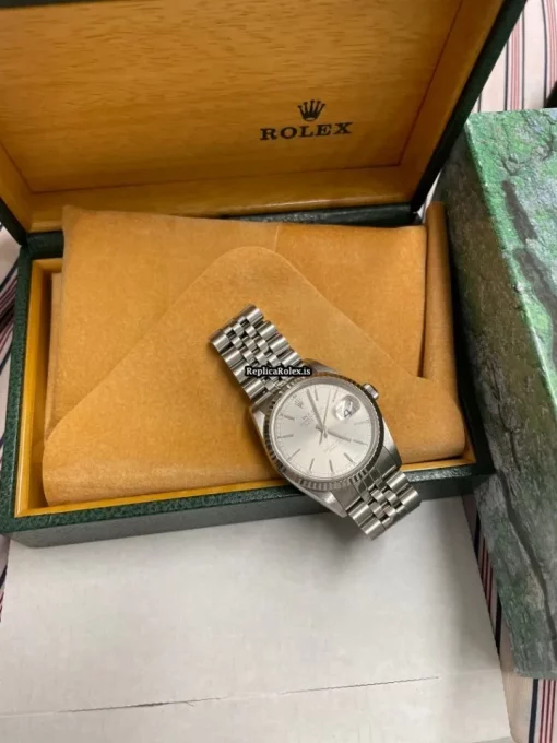 Terrific Replica Rolex Datejust 16234 Caliber 3135 Automatic Movement 36mm Steel Case Mens/unisex Watch - Image 2