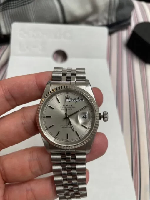 Terrific Replica Rolex Datejust 16234 Caliber 3135 Automatic Movement 36mm Steel Case Mens/unisex Watch - Image 3