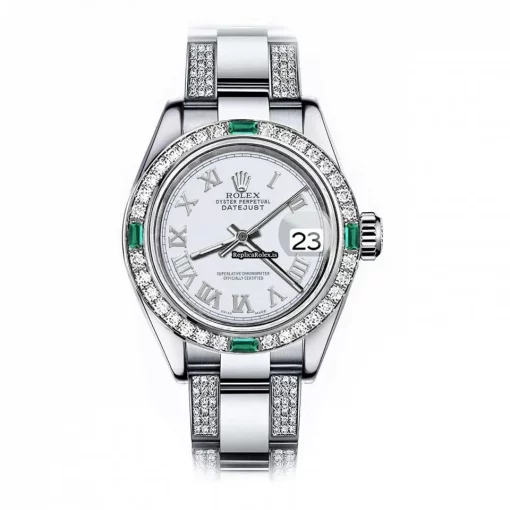Offering Knockoff Rolex Oyster Perpetual Lady Date 69160 Automatic Movement 26mm Steel Case Womens Watch