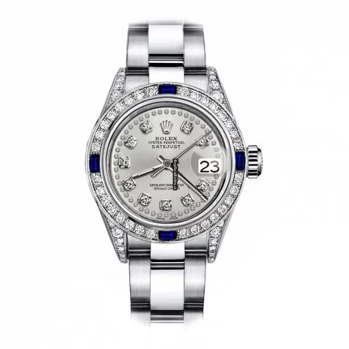 Nice Replica Rolex Oyster Perpetual Lady Date 69160 Automatic Movement 26mm Steel Case Womens Watch