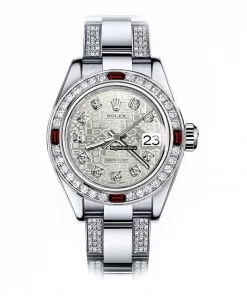 Swiss Replicas Rolex Oyster Perpetual Lady Date 69160 Automatic Movement 26mm Steel Case Womens Watch