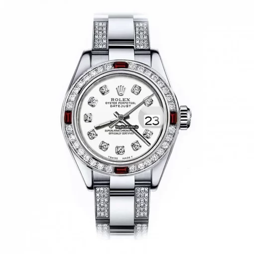 Wonderful Replica Rolex Oyster Perpetual Lady Date 69160 Automatic Movement 26mm Steel Case Womens Watch