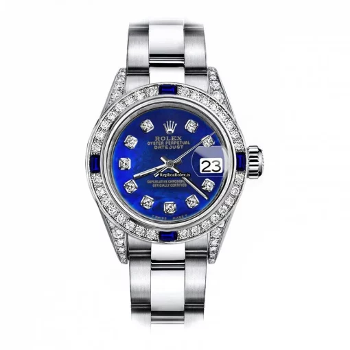 Amazing Replica Rolex Oyster Perpetual Lady Date 69160 Automatic Movement 26mm Steel Case Womens Watch