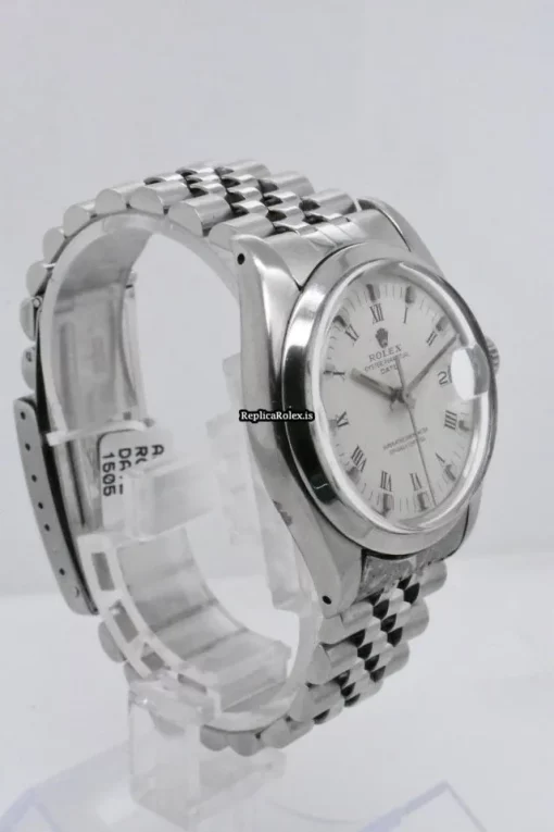 Fantastic Imitation Rolex Oyster Perpetual Date 1505 Automatic Movement 34mm Steel Case Mens/unisex Watch - Image 3