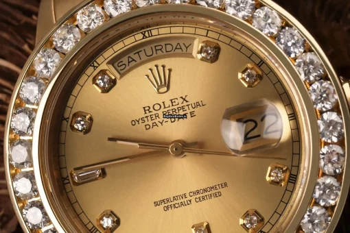 Incredible Clone Rolex Day-date 36 18038 Automatic Movement Mens/unisex Watch - Image 2
