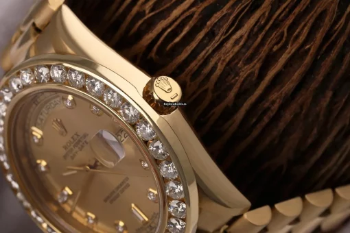 Incredible Clone Rolex Day-date 36 18038 Automatic Movement Mens/unisex Watch - Image 3