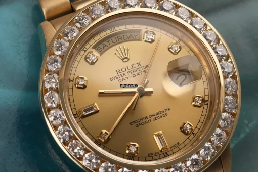 Incredible Clone Rolex Day-date 36 18038 Automatic Movement Mens/unisex Watch - Image 4