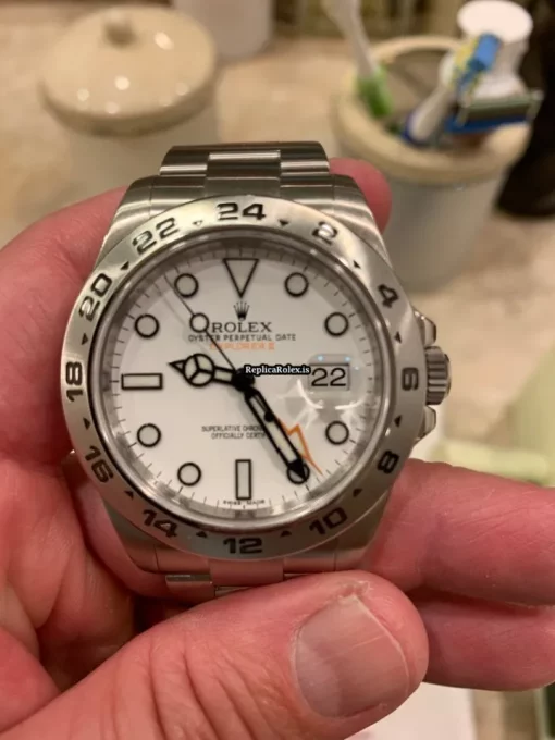 Suitable Replica Rolex Explorer II 216570 Caliber 3187 Automatic Movement 42mm Steel Case Mens/unisex Watch - Image 10
