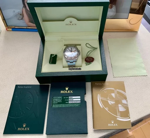 Suitable Replica Rolex Explorer II 216570 Caliber 3187 Automatic Movement 42mm Steel Case Mens/unisex Watch - Image 2