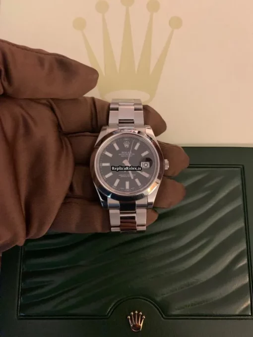Discount Replicas Rolex Datejust II 116300 Caliber 3136 Automatic Movement 41mm Steel Case Mens/unisex Watch - Image 7