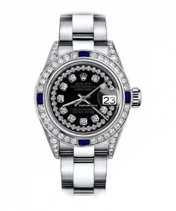 Wholesale Replica Rolex Oyster Perpetual Lady Date 69160 Automatic Movement 26mm Steel Case Womens Watch