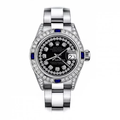 Wholesale Replica Rolex Oyster Perpetual Lady Date 69160 Automatic Movement 26mm Steel Case Womens Watch